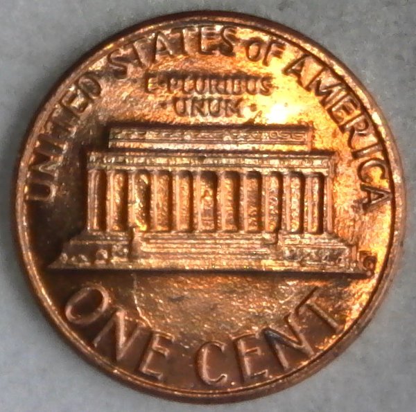 1983-P-Lincoln-Memorial-Cent-With-Decent-Die-Clash-Found-CRH!